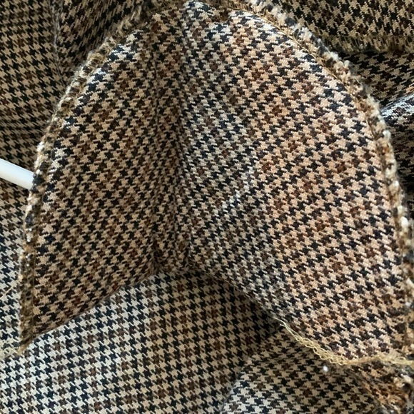 Vintage 80s Oversized Houndstooth Blazer Alice Stuart Petite, Made in USA - Picture 9 of 9